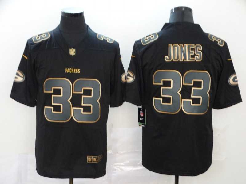 Nike Packers 33 Aaron Jones Black Gold Vapor Untouchable Limited Jersey,We sell and wholesale Nike Packers 33 Aaron Jones Black Gold Vapor Untouchable Limited Jersey on line form chian!